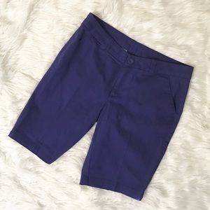 bcg Violet Purple Long Bermuda Shorts sz 4 EUC